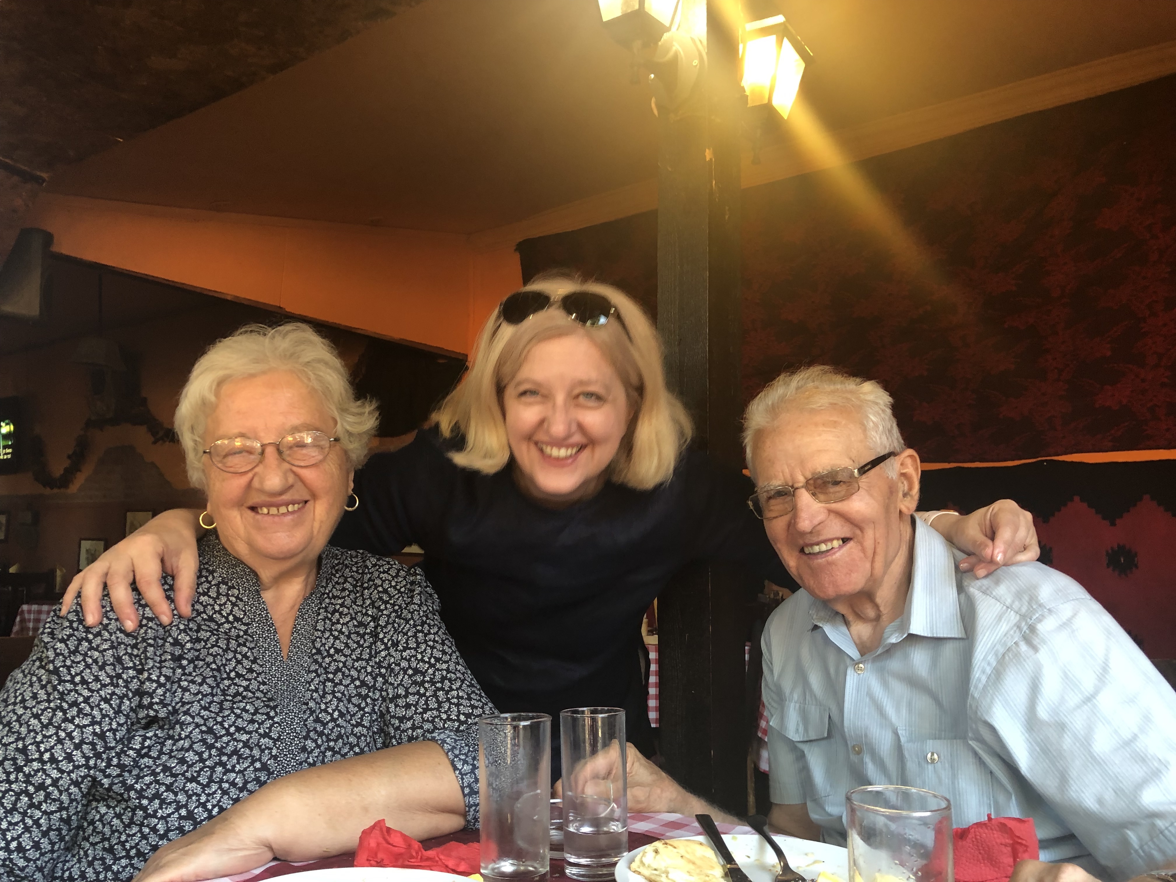 Dr. Anuska Andjelkovic-Zochowski with her parents Jelica and Vlastimir Andjelkovic